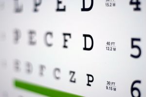 Eye exam inside lenscrafters near Allentwon PA